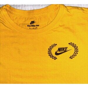 Nike "Squiggles" Men’s XL Gold Shirt - Rare Pattern